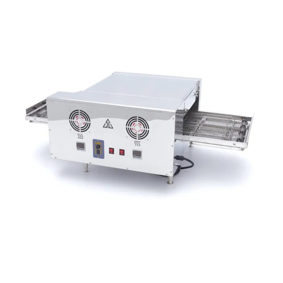Cuptor Pizza cu Banda Transportoare, 30 Pizza/Ora, 2 x Ø20cm, Control Digital, 3400W - 6