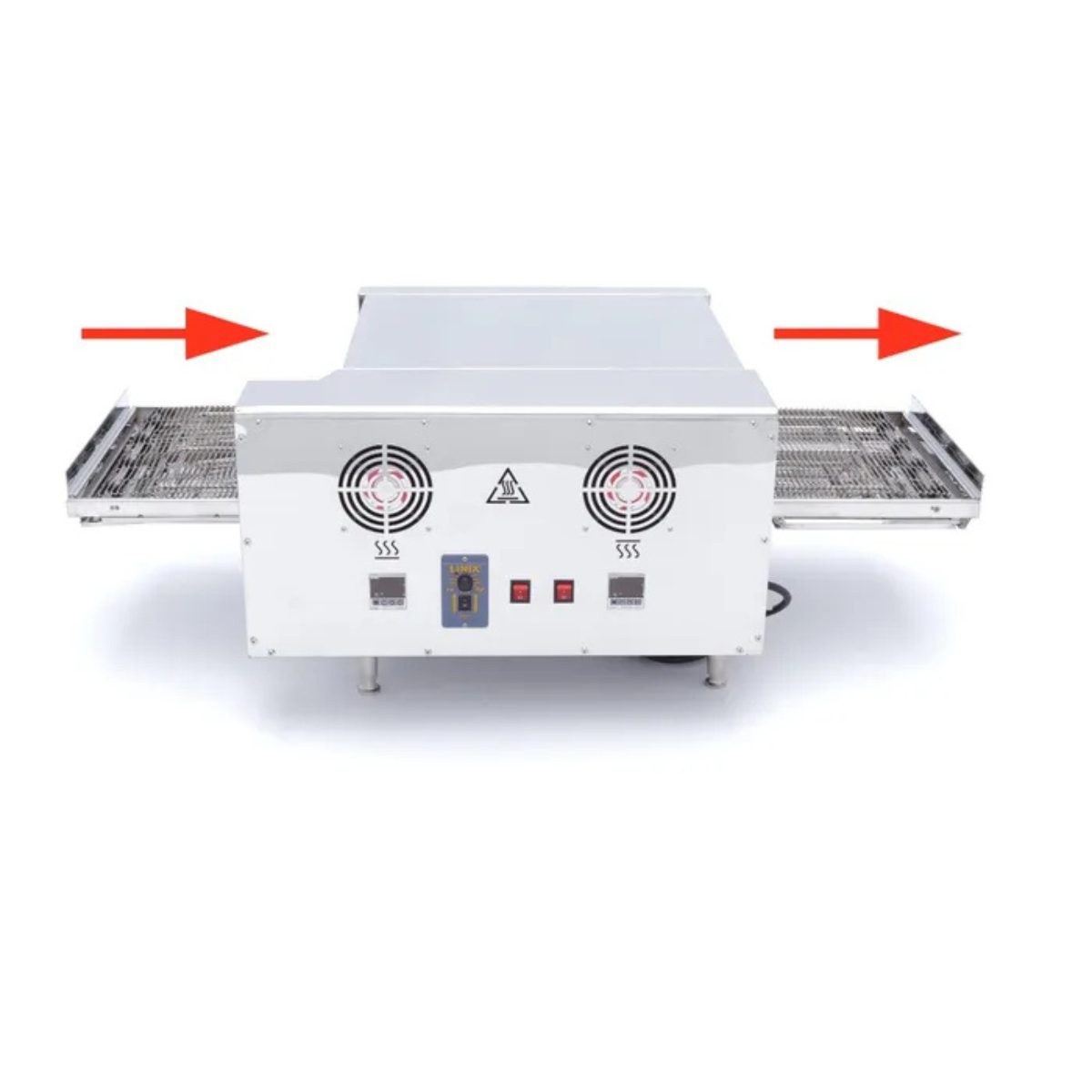 Cuptor Pizza cu Banda Transportoare, 30 Pizza/Ora, 2 x Ø20cm, Control Digital, 3400W - 7