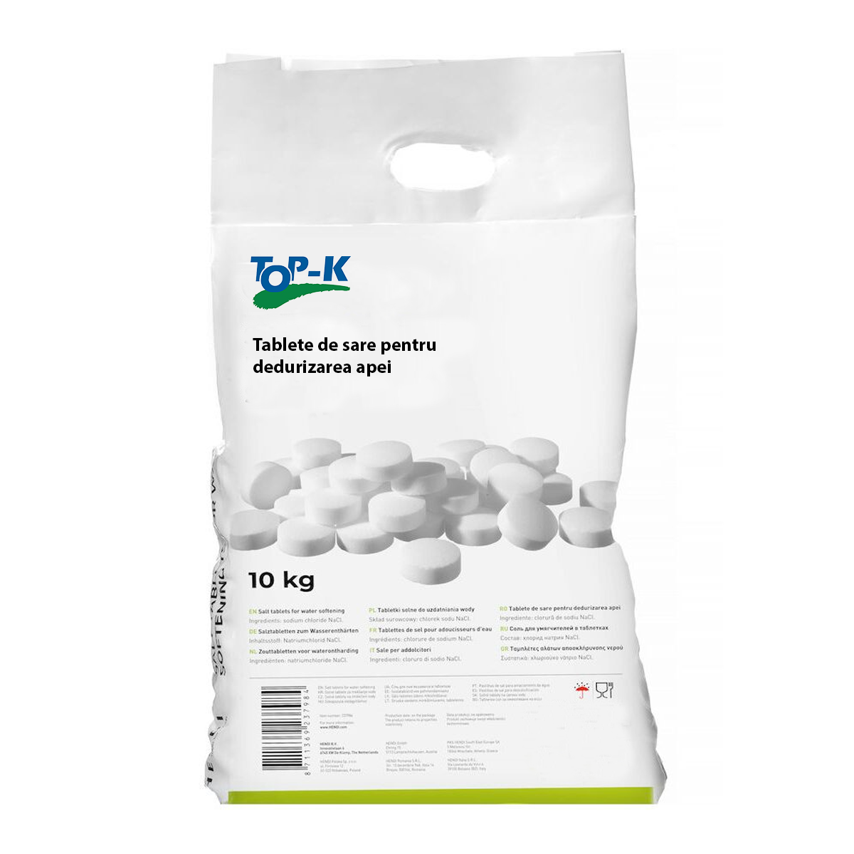 Tablete de sare pentru dedurizarea apei, 10 kg - 0