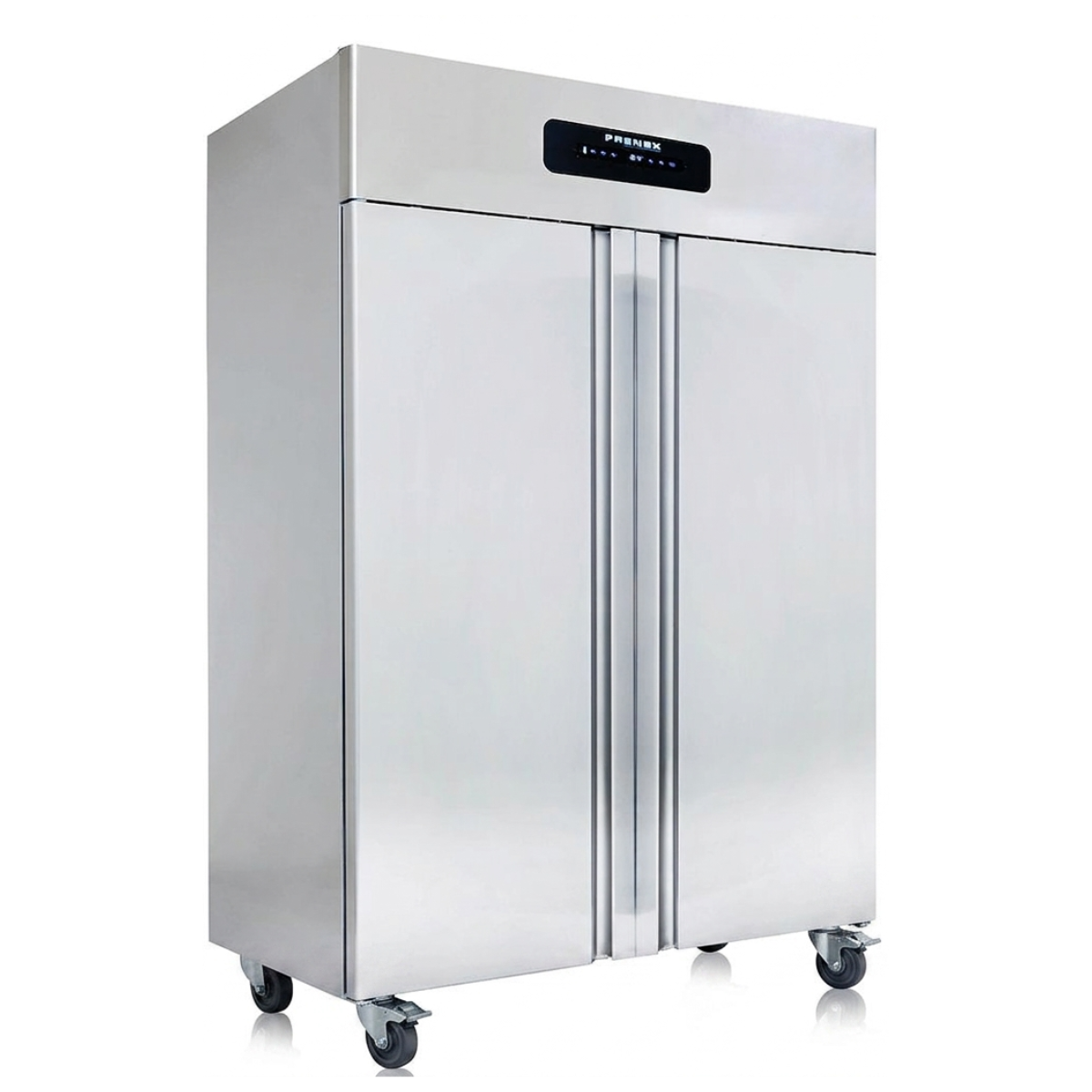 Dulap frigorific vertical FRENOX cu 2 usi, set roti, filtru magnetic, pedala pentru deschiderea usii, 112 tavi 40*60, 1700 lt - 0