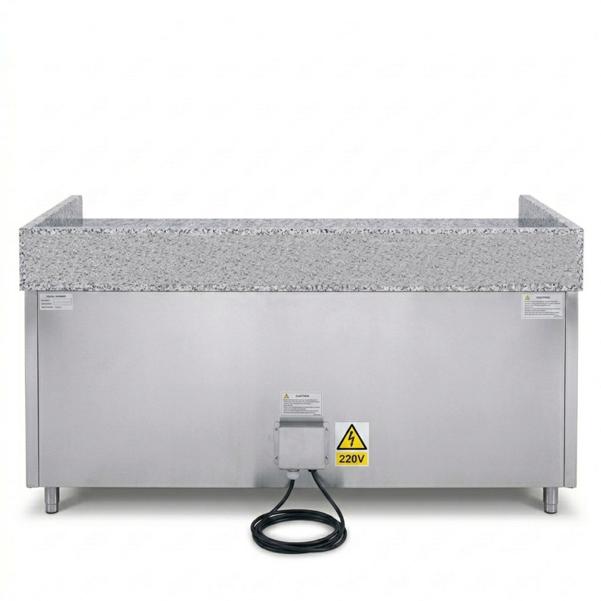 Masa rece pentru preparare pizza profesionala, blat din granit, racire ventilata, capacitate: 390 L - 6