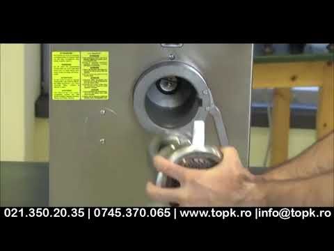 Masina pentru tocat carne, LA MINERVA, cu refrigerare, inox, 300 kg/h, 38*51*51 cm - 4