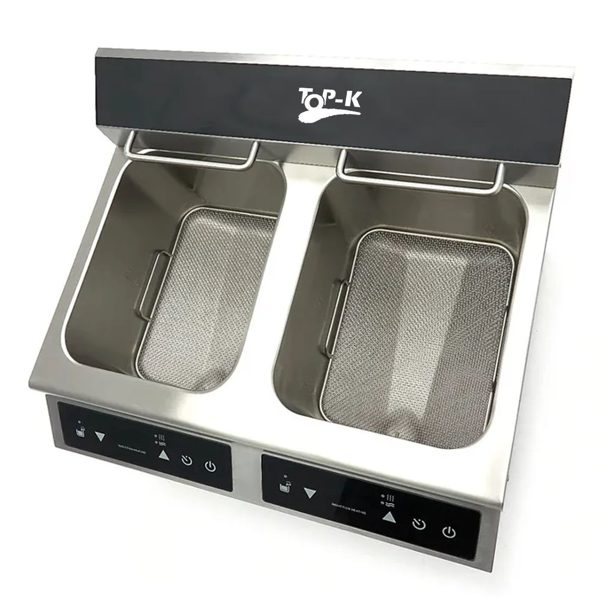 Friteuza dubla cu inductie electrica, capacitate 8+8 litri, panou de control digital - 6