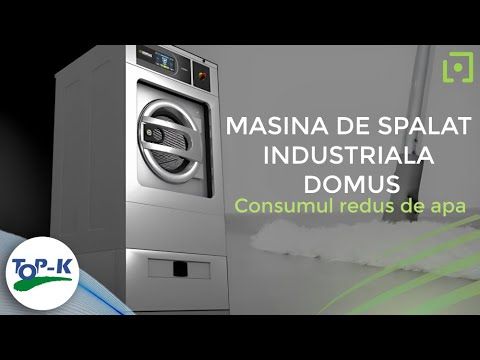 Masina de spalat industriala DOMUS capacitate 11kg si viteza medie de centrifugare, Factor G 200 - 6