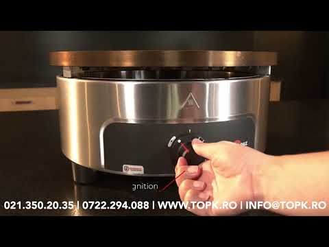 Crepiera pe gaz pentru clatite KRAMPOUZ cu 1 plita diam. 48 cm - 13