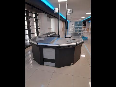 Masa casa de marcat tip insula 2,7 m, cu 2 benzi si rama din aluminiu - 6