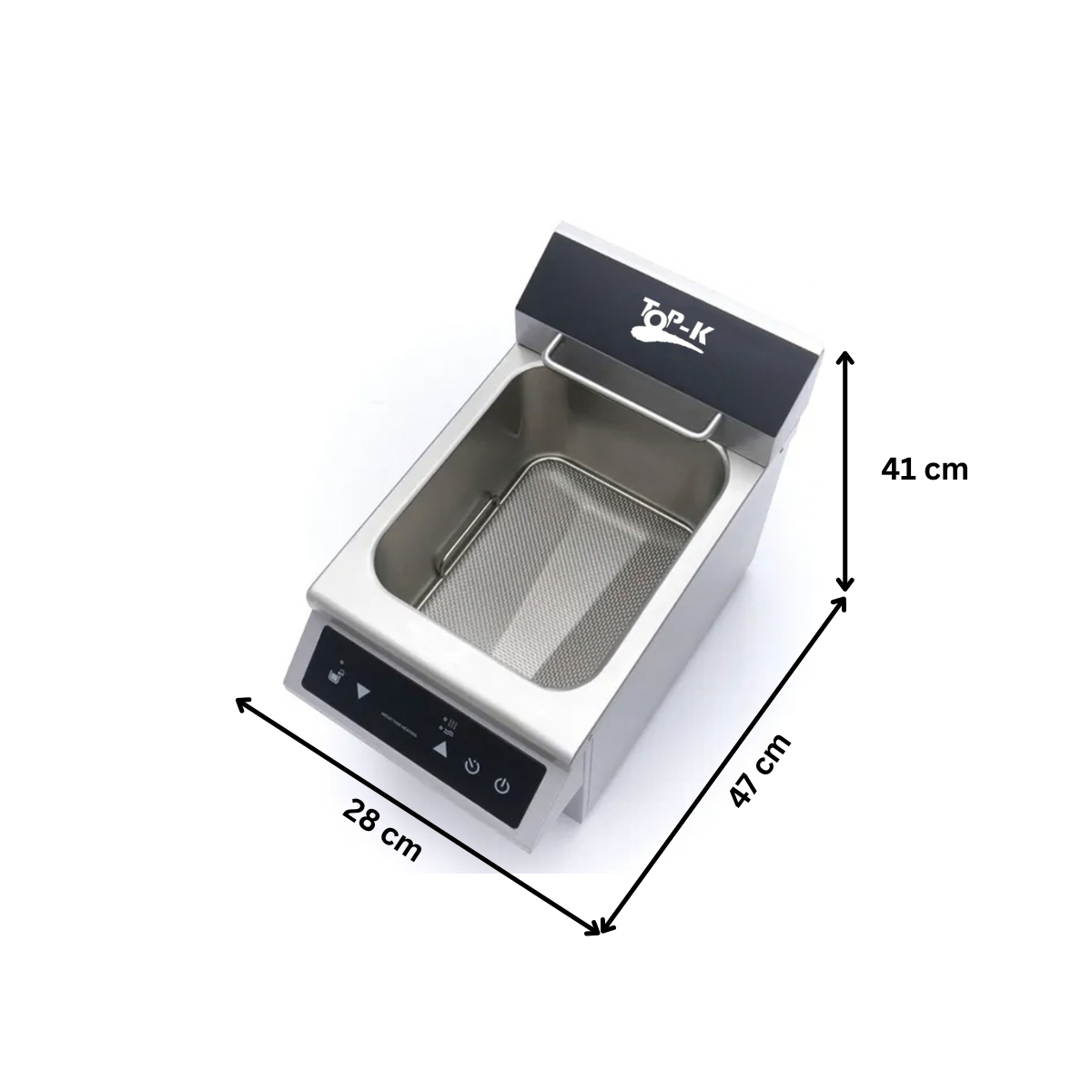 Friteuza cu inductie electrica, capacitate 8 litri, panou de control digital - 10