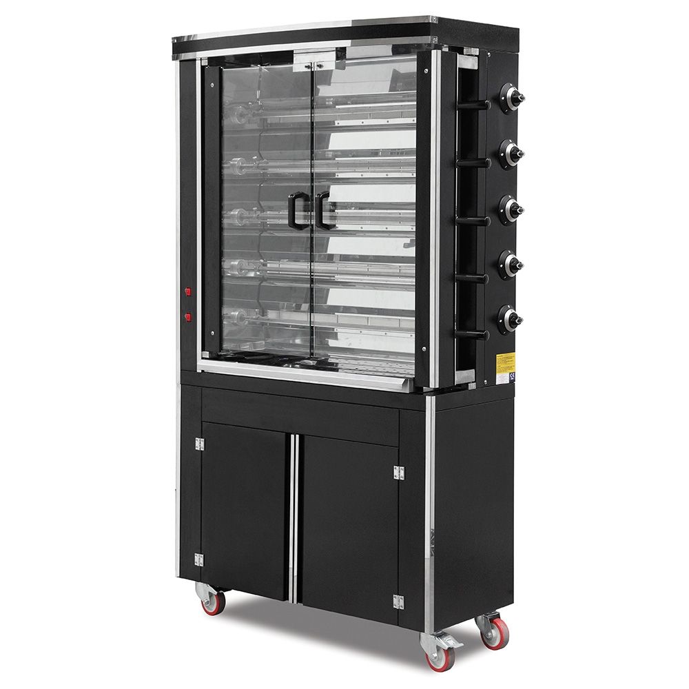 Rotisor profesional electric cu 5 tepuse, 30 pui - 1