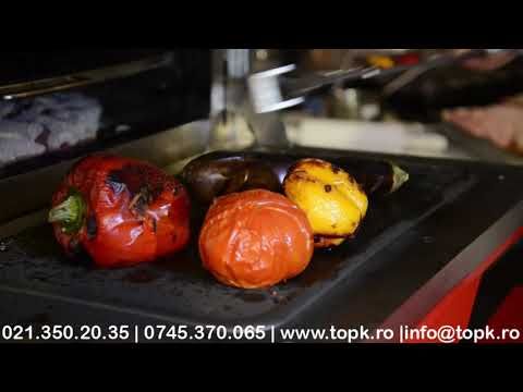 Cuptor profesional, inox, cu carbuni, 20 kg carne/h - 12