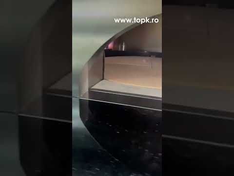 Cuptor profesional traditional cu panou digital, rotativ, pe lemne/gaz - 75 pizza/h si depozit pentru lemne - 5