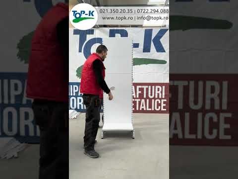 Raft metalic de perete 70*220 baza 50 cm si 4 polite de 40 cm - 10