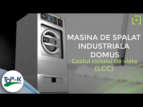 Masina de spalat industriala DOMUS capacitate 18kg si viteza medie de centrifugare , Factor G 200 - 5