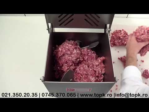 Malaxor carne inox SIRMAN 20 kg, 28 lt, 370W, inox AISI 304, protectie IPX5, sens invers - 5