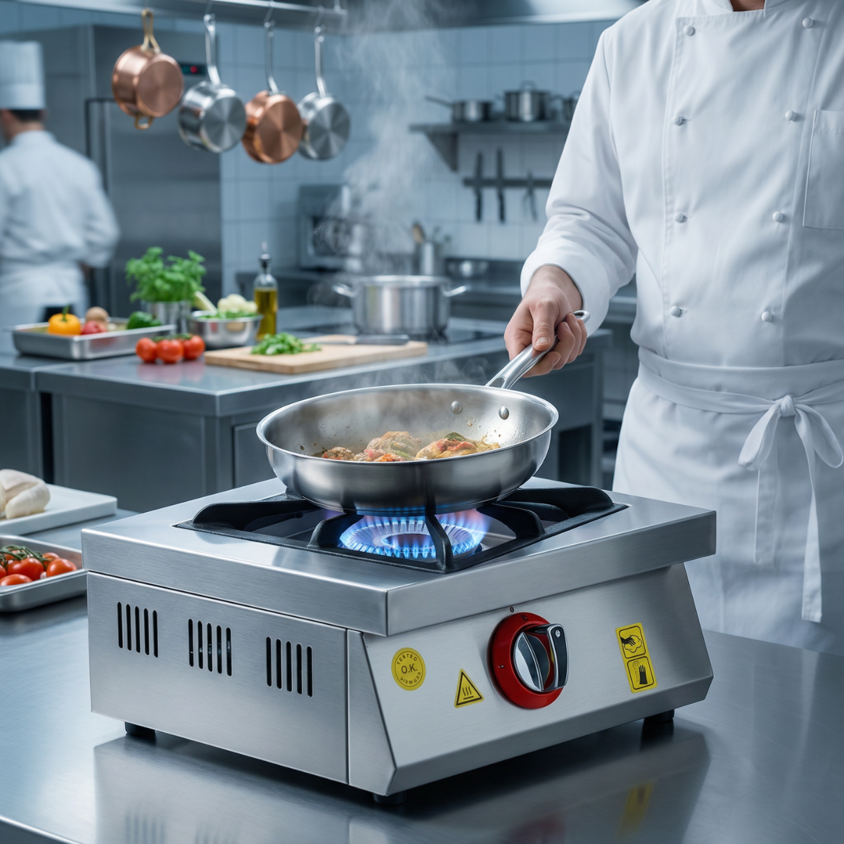 Masina de gatit pe gaz cu 1 arzator de banc, 45*49*20 cm - 3