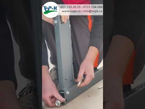 Terminal raft metalic de perete baza 50 cm H225 - 1