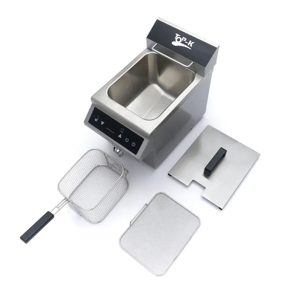 Friteuza cu inductie electrica, capacitate 8 litri, panou de control digital - 9