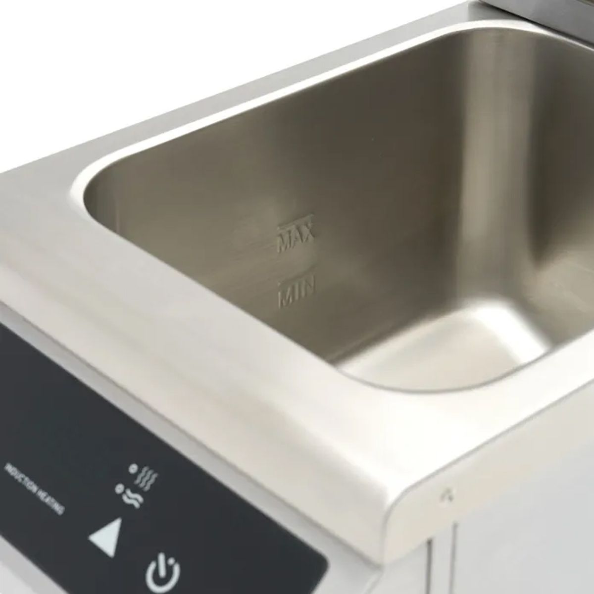 Friteuza cu inductie electrica, capacitate 8 litri, panou de control digital - 6