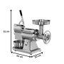 Thumbnail Masina de tocat carne si razuit din aluminiu 250 kg/h - 1