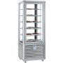 Thumbnail Vitrina frigorifica verticala, rotativa, pentru cofetarie, 360 lt, 62*62*186 cm - 0