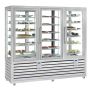 Thumbnail Vitrina frigorifica verticala tripla, pentru cofetarie, 1388 lt, 205*62*186 cm - 0