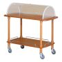 Thumbnail Carucior servire restaurant cu cupola plexiglas - 0