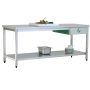 Thumbnail Masa de lucru inox cu polita inferioara si sertar 180*60*85 - 0