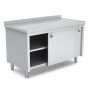 Thumbnail Masa de lucru inox cu dulap si polita intermediara 140*60*85 - 0