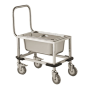 Thumbnail Carucior inox pentru faina si zahar - 0