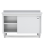 Thumbnail Masa de lucru inox cu dulap si polita intermediara 160*70*85 - 4