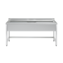 Thumbnail Masa de lucru inox pentru preparare peste 180*70*85 - 3