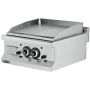 Thumbnail Grill electric profesional, inox, cu suprafata neteda si striata, 60*64*29 cm - 1