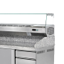 Thumbnail Masa pizza combi, profesionala, inox, 2 sertare, 7 cuve, 300 lt, 160*80*102/152 cm - 1