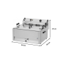 Thumbnail Friteuza electrica pt covrigarie/gogoserie 16 lt - 1