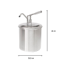 Thumbnail Dozator din inox, cu pompa pt ketchup/mustar/maioneza 10 lt - 2