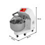 Thumbnail Malaxor cu furca, inox, 30 kg, 55*86*78 cm - 1