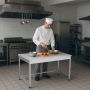 Thumbnail Masa de lucru inox simpla 80*60*85 - 7