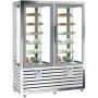 Thumbnail Vitrina frigorifica verticala dubla, pentru cofetarie, profesionala, 848 lt, 138*62*186 cm - 0