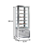 Thumbnail Vitrina congelare verticala, pentru cofetarie gelaterie, profesionala, 427 lt, 72*62*186 cm - 4