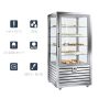 Thumbnail Vitrina frigorifica verticala, pentru cofetarie, profesionala, 427 lt, 72*62*186 cm - 1
