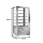 Thumbnail Vitrina frigorifica verticala, pentru cofetarie, profesionala, 427 lt, 72*62*186 cm - 6