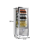 Thumbnail Vitrina frigorifica, 105 sticle*75 cl, 3 rafturi - 4