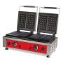 Thumbnail Aparat Vafe, Waffles suprafata patrata, 2*2200 Watt, dublu, manual, 220 V - 0