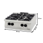 Thumbnail Masina de gatit pe gaz OZTI, inox, cu 4 arzatoare, 80*70*28 cm - 3
