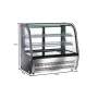 Thumbnail Vitrina frigorifica, racire ventilata, 120 lt, 70*58*67 cm - 1