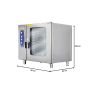 Thumbnail Cuptor profesional OZTI, electric, gastronomic, cu convectie si abur - 10 cuve - 2