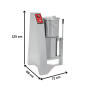 Thumbnail Cutter mixer vertical pentru humus, inox, 50 lt, 72*69*125 cm - 4