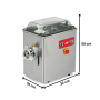 Thumbnail Masina pentru tocat carne, inox, 400 kg/h, trifazic - 5