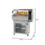 Thumbnail Rotisor profesional electric cu 5 cosuri, dulap cald, 30 pui - 1
