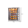 Thumbnail Rotisor profesional electric cu 5 tepuse, 25 pui - 1