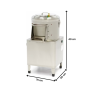 Thumbnail Masina de curatat cartofi 8 kg - motor monofazic - 6
